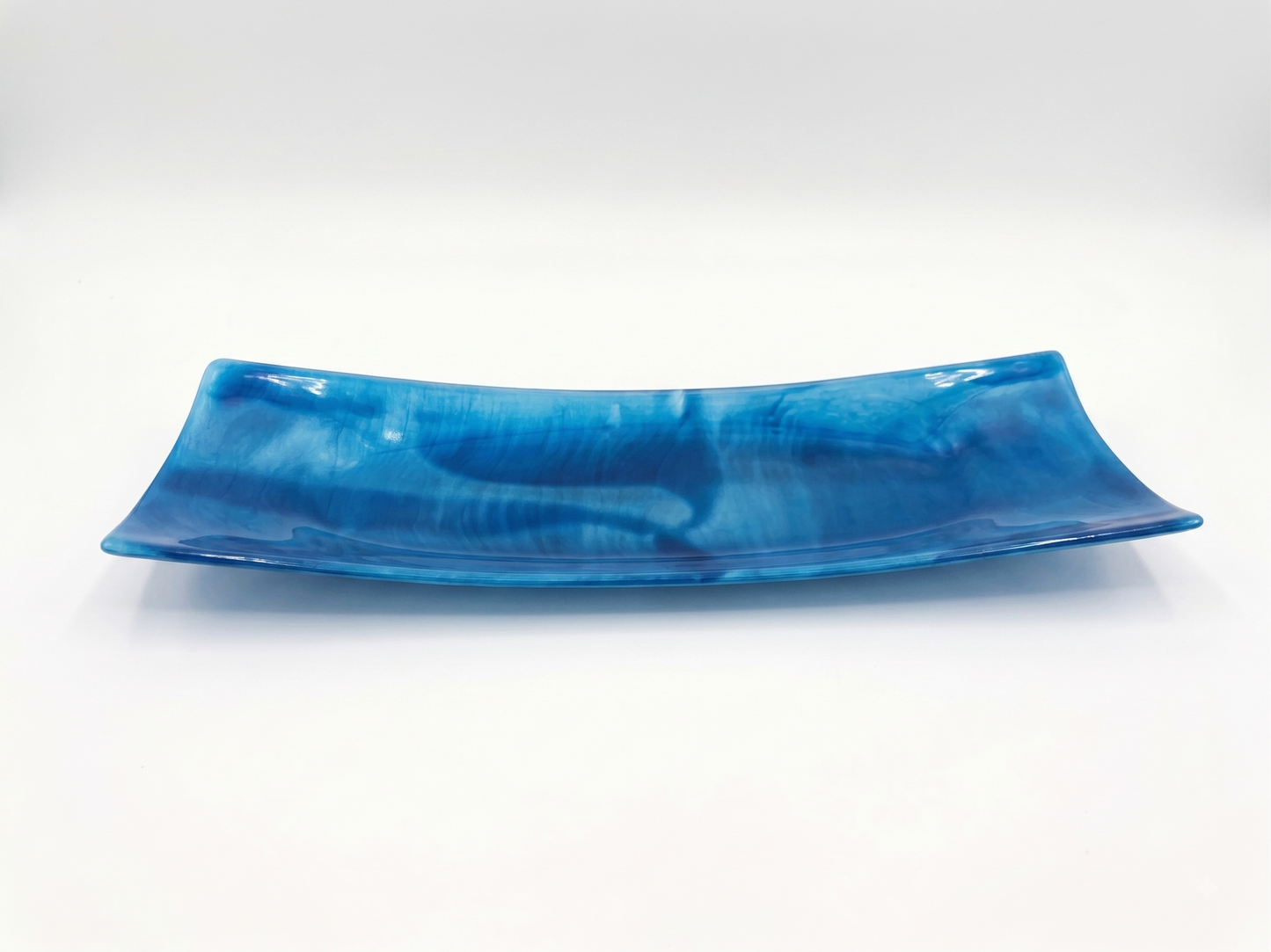 Sardinian Artisan Blue Wave Serving Platter